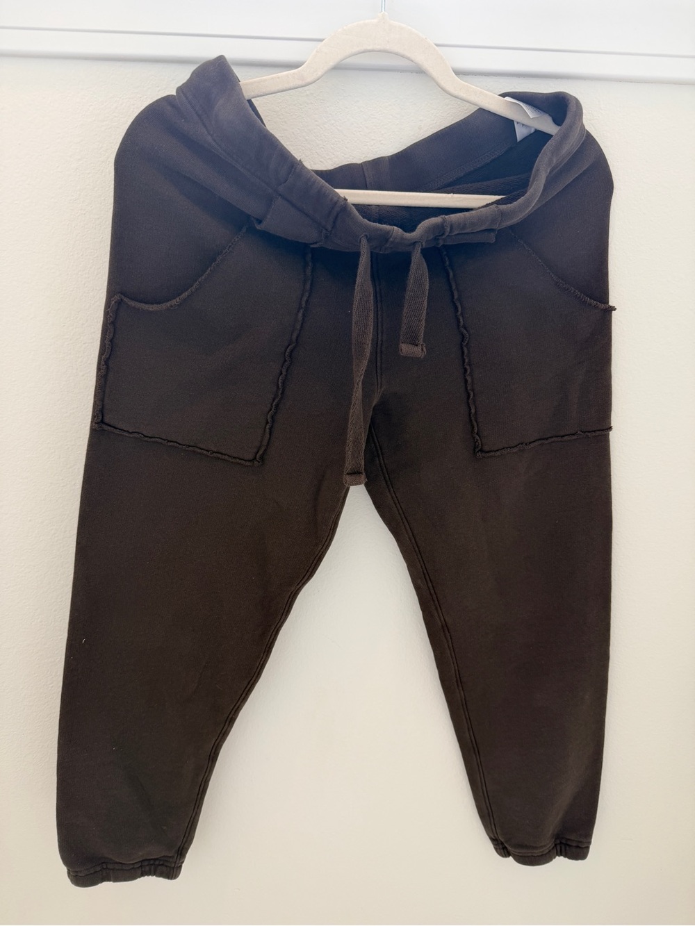 Frank & Eileen Dark Brown Drawstring Jogger Pants